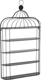Nail Polish Organizer Wall Mounted, 4-Tier Nail Polish Storage Rack, Metal Nail - Image 5
