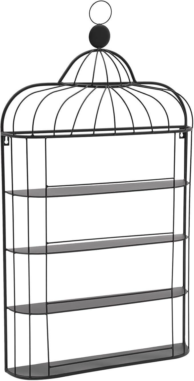Nail Polish Organizer Wall Mounted, 4-Tier Nail Polish Storage Rack, Metal Nail - Image 5