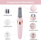 AOOWU Electric Foot File, USB Rechargeable Feet Callus Remover - Image 7
