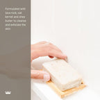 Cremo Exfoliating Body Bar for Men, Vintage Suede Scent, Cleanses and Hydrates - Image 4