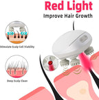 MOUNTRAX 5 in 1 Electric Scalp Massager, Portable Heated Head Hair Massager - Image 4