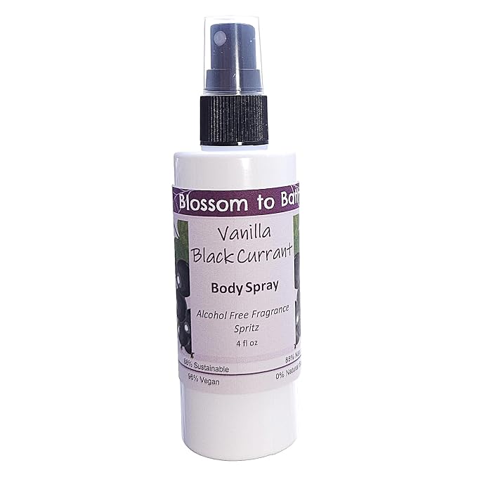 Blossom to Bath Vanilla Black Currant Body Spray by BlossomtoBath