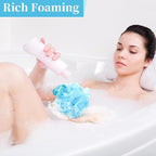 BCKENEY Bath Loofah Shower Sponge Body Back Scrubber Soft Mesh Shower Puffs - Image 6