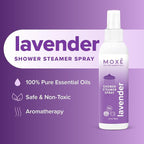 MOXE Lavender Oil Shower Mist, Spa Steam Spray, Certified Natural 100% - Image 2