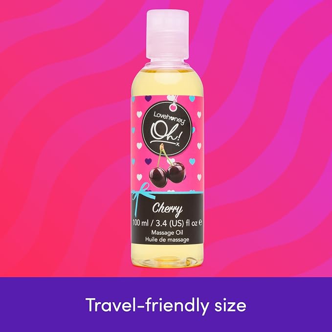 Lovehoney Cherry Massage Oil - Image 4