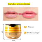 2 PCS Bee Lip Balm Honey Pot, Honey Propolis Lip Mask Moisturizing Moisture - Image 7