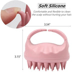 Silicone Scalp Massager Shampoo Brush Hair Scrubber Scalp Brush - Image 2