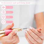 10 PCS Nail Drill Bits Set, Russian Manicure Drill Bits, Cuticle Remover Nail - Image 5