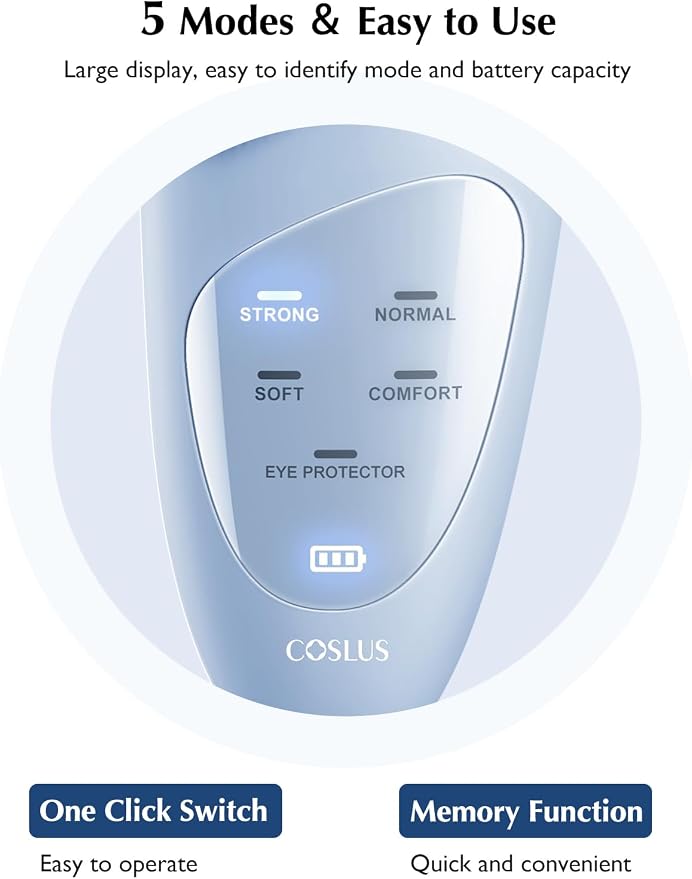 COSLUS JMY05 Facial Cleansing Brush Silicone Face Scrubber: IPX7 Waterproof - Image 5
