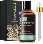 Eucalyptus Essential Oil, MAYJAM 3.38fl.oz Large Bottle Pure Essential Oils by MAYJAM