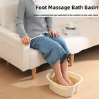 Ytterbium Foot Soaking Bath Basin, Large Massage Foot Soaking Tub, Plastic Home - Image 5