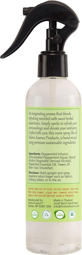 Peppermint Linen and Room Spray, Natural Aromatic Mist Made - Image 2