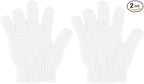 2 Pcs Shower Gloves, Exfoliating Gloves, Exfoliating Mitt, Exfoliating Body by CREHODEC