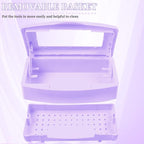 Nail Tool Sterilizer Box, Plastic Sterilizing Tray, Plastic Clean Sterilizing - Image 2