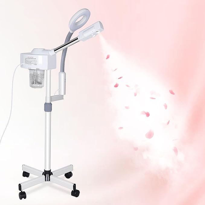 2 in 1 Facial Steamer 5X Magnifying Lamp by Saicool