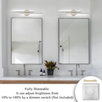 EDISLIVE Dimmable Modern LED Vanity Light Fixtures Bathroom Vanity Wall Lighting - Image 3