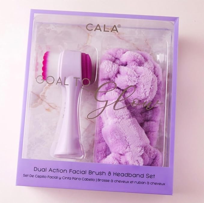 Cala Dual Action Facial Brush & Headband Set - Image 3