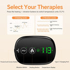 Heating Pad for Back, Lumbar Massager, Heated Waist Belt Wrap, Lower Back Pad - Image 3