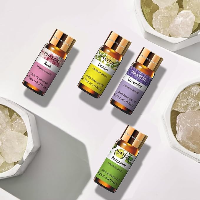 PHATOIL Essential Oil Set, 12x5ml Essential Oils Gift Set - Image 6