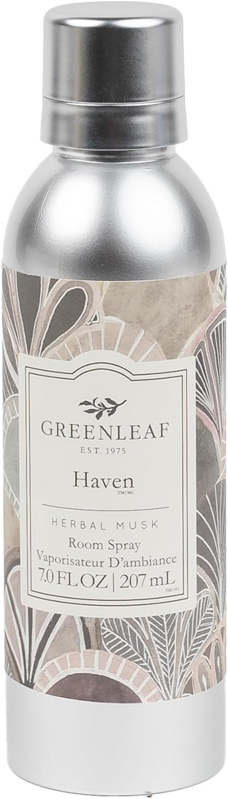 Greenleaf Gifts Haven Scented Room Air Freshener Spray | Non-Aerosol 7 oz Spray by GreenleafGifts