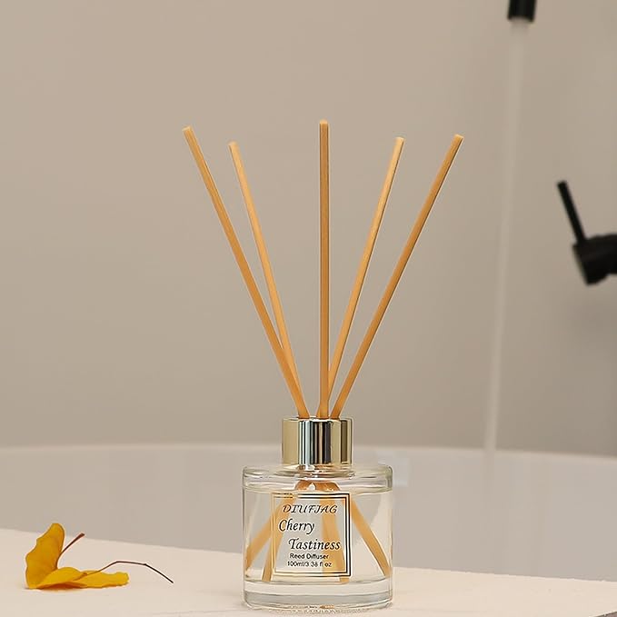 100ml Scent Diffuser with 6 Fiber Sticks, 3.5 oz Reed Diffuser Set Aromatherapy - Image 6