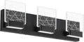 Aipsun Black Vanity Light Modern LED Bathroom Vanity Lighting Fixtures 3 Light by Aipsun