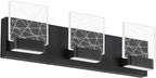 Aipsun Black Vanity Light Modern LED Bathroom Vanity Lighting Fixtures 3 Light by Aipsun