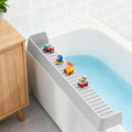 Bathtub Splash Guard for Kids, 2.6 FT Silicone Bathtub Play Shelf by Unknown