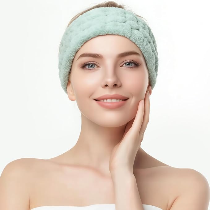 4 Pieces Spa Headband for Women Skincare Headband Makeup Headbands for Washing - Image 6