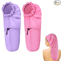 2 Pcs Large Shower Cap for Braids, Extra Long Shower Cap for Women Long Hair & by Unknown