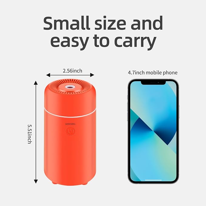 SEEDSEEL 100ML Car Essential Oil Diffuser, Mini Air Humidifier - Image 5
