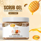 SPA REDI – Exfoliating Scrub Pumice Gel, Milk and Honey, 16 Oz - Image 2