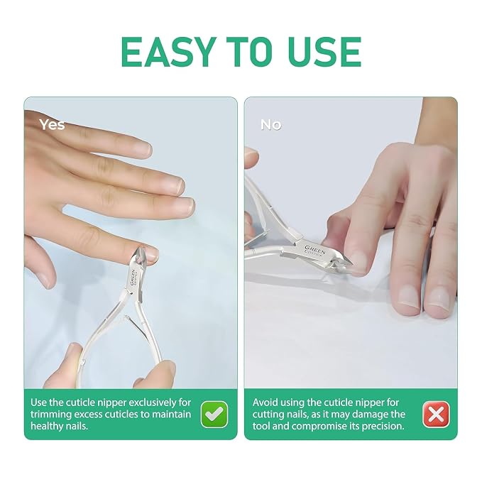 Professional Cuticle Trimmer Nail Cuticle Cutter Stainless Steel Cuticle Nippers - Image 9
