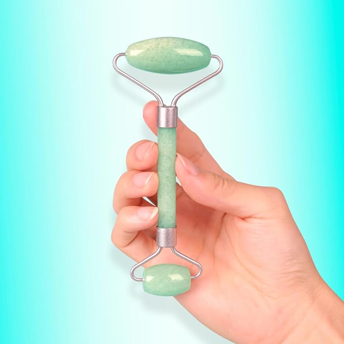 Jade Roller for Face Dpolla Dual-Sided Facial Massager - Image 5