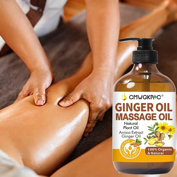 2 Pack Ginger Oil Lymphatic Drainage Massage, Belly Drainage Ginger Oil-Warming - Image 7