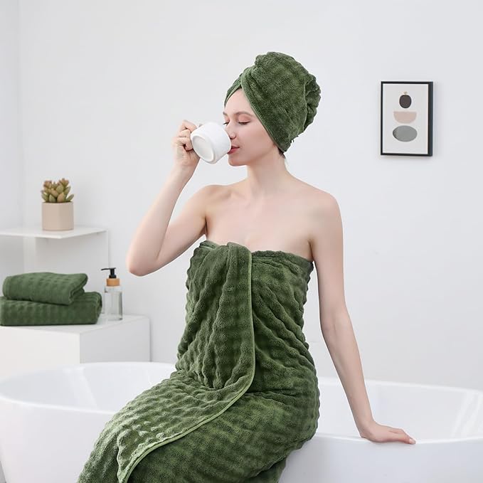 KBY Bath Towels Set of 2, Extra Large Bath Sheets 40X80 Inches, Quick Dry - Image 3