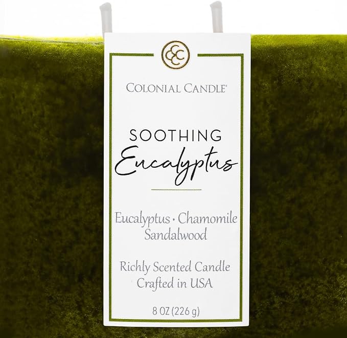Colonial Candle Soothing Eucalyptus Scented Candle Jar, Highly Fragranced - Image 5