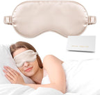 Silk Sleep Mask, Eye Mask for Sleep Women Men, Mulberry Sleeping Mask by Doitory