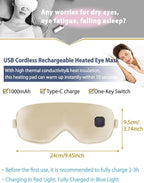 Silk Heated Eye Mask Cordless Rechargebale - Image 2