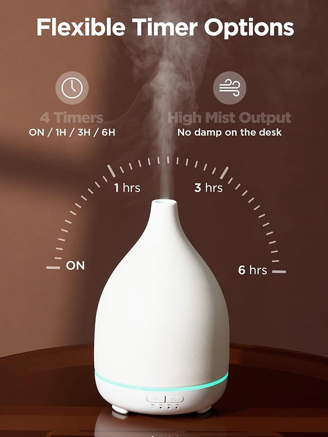 InnoGear Oil Diffuser, 300ML Ceramic Diffuser - Image 3