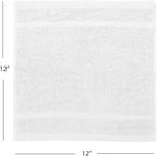 Avalon Towels Cotton Washcloths – Size 12x12 Inches, 100% Ring Spun Cotton - Image 8