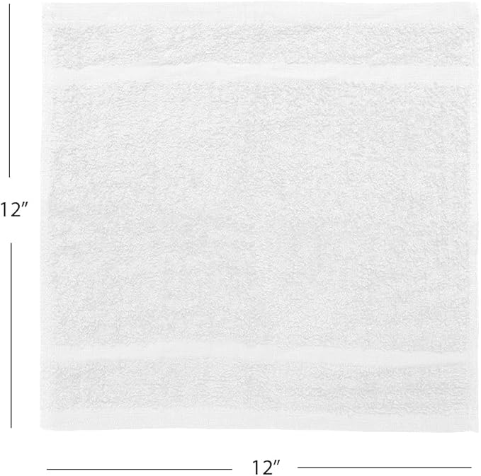 Avalon Towels Cotton Washcloths – Size 12x12 Inches, 100% Ring Spun Cotton - Image 8