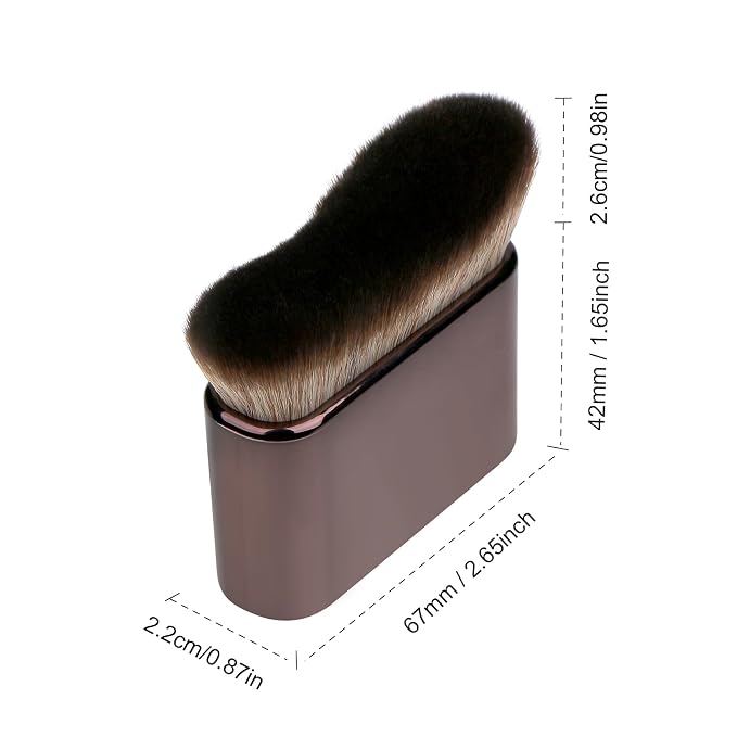 UNIMEIX Self Tanner Brush Sunscreen Body Makeup Brush Kabuki Blend Applicator - Image 3
