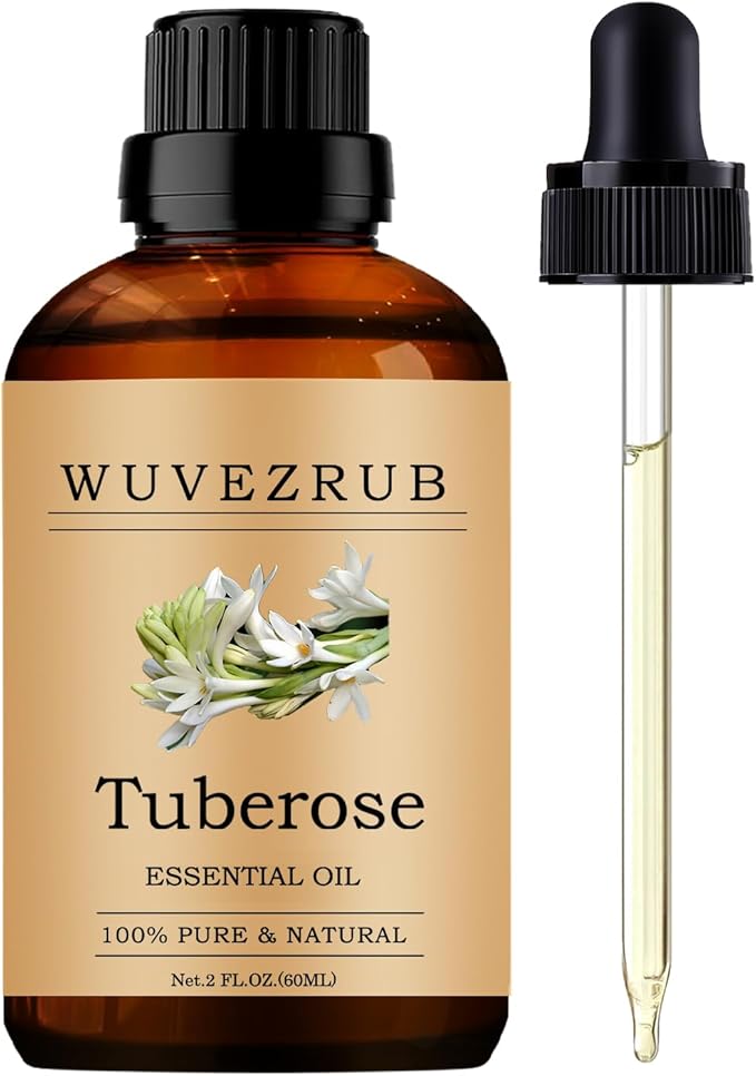 Tuberose Essential Oils, 60ML Pure and Natural Essential Oil by WUVEZRUB