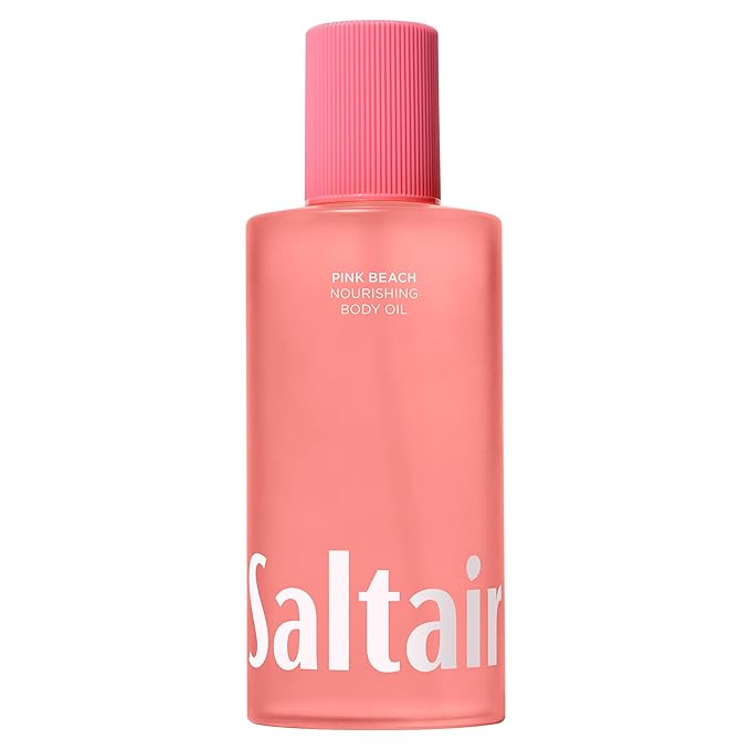Saltair Body Oil. Jumbo Size Pink Beach After Shower and Bath Oil by Saltair