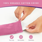 Lotus Weighted Lavender Eye Pillow – Pink Eye Mask - Image 5