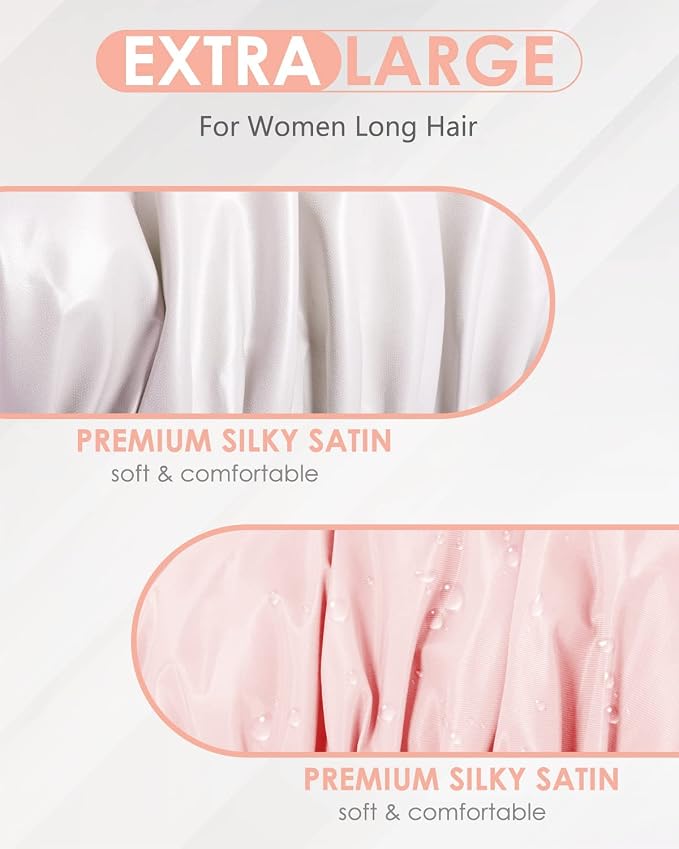 Aquior Shower Caps, Reusable Shower Cap - Image 3