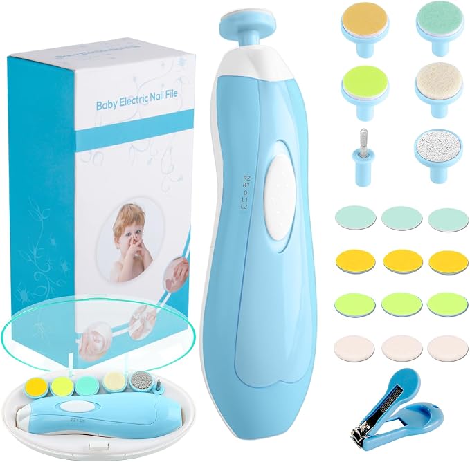 Baby Nail Trimmer Electric Nail File Baby Nail Clippers, 20 in 1 Safe Nail by Unknown