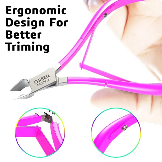Professional Cuticle Trimmer Nail Cuticle Cutter Stainless Steel Cuticle Nippers - Image 7