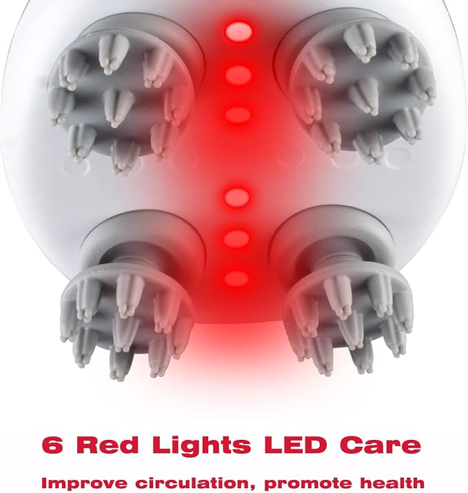 Electric Scalp Massager with red Light Therapy, Waterproof Head Massager with - Image 2